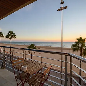 Preciado Con Vistas Frontales Al Mar Apartamento Cádiz